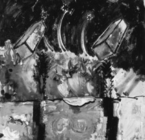 Attersee: Nachtgewicht, Acryl