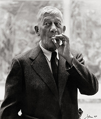 Portraitfoto von Oskar Kokoschka